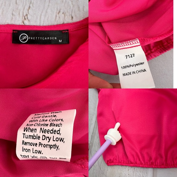 NWT Fall Casual Long Puff Sleeve Crop Top SIZE M - Picture 15 of 17